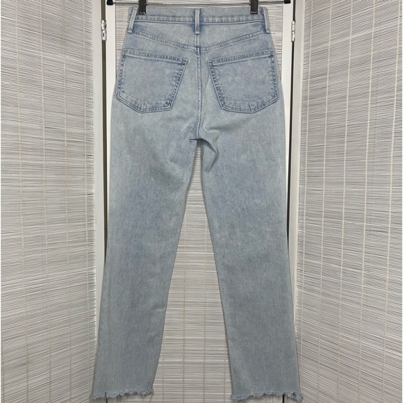 Rag & Bone Ankle Cigarette Bleached Jeans Dean Light Wash Size 24 - Picture 4 of 9
